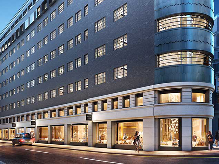 Exterior of No 1 New Oxford Street